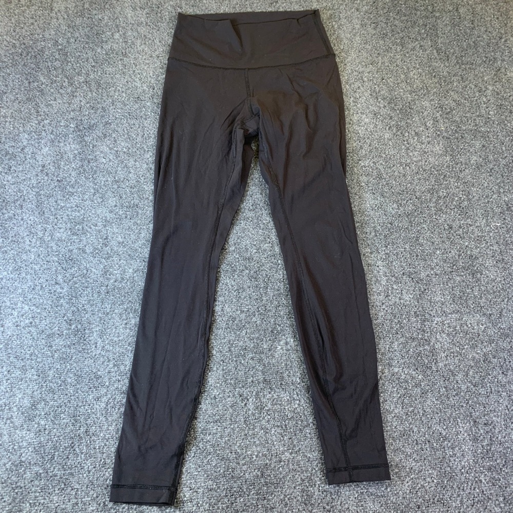 Lululemon High Rise Leggings Womens 6 Black Activewear Yoga Tights 28 Inseam